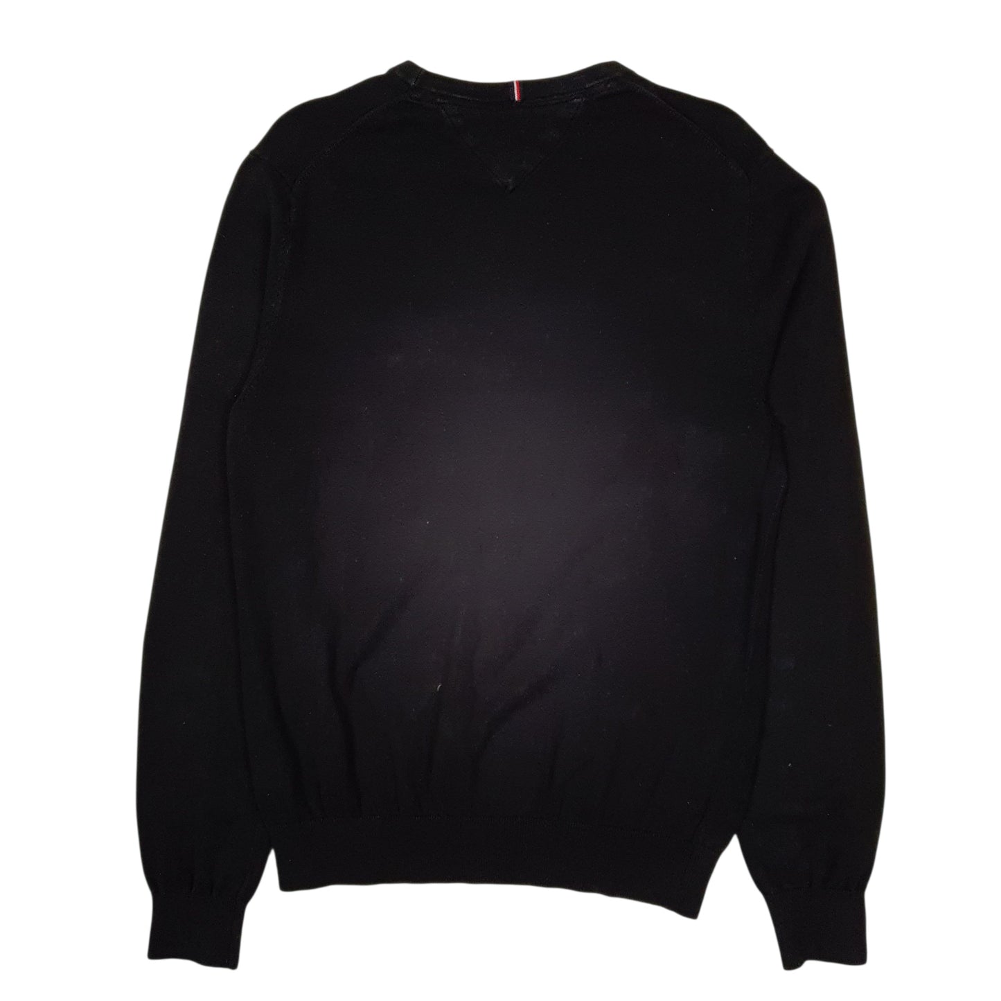 Mens Black Tommy Hilfiger  Crewneck Jumper