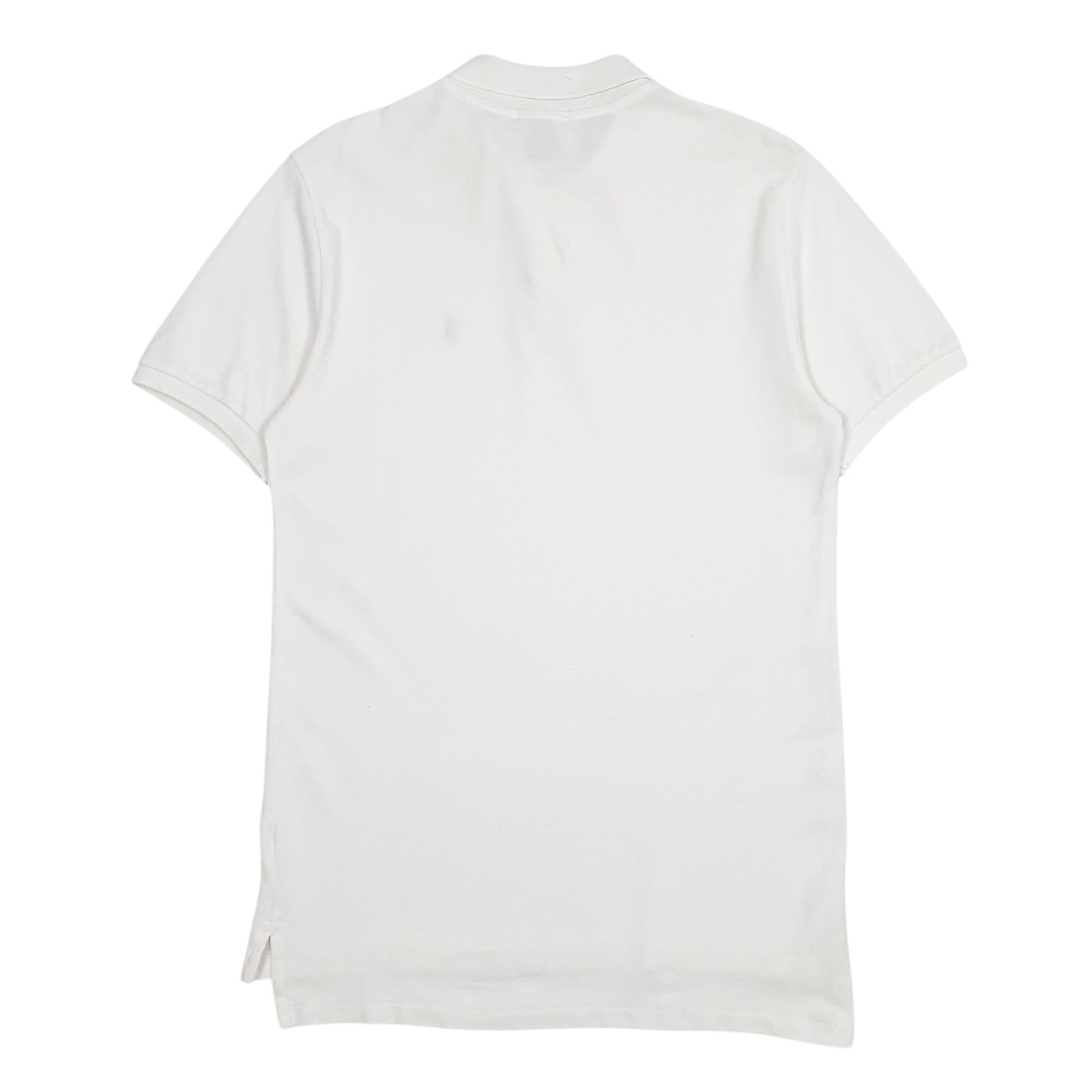 Mens White Polo Ralph Lauren  Hoodie Polo Shirt