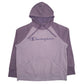 Mens Purple Champion Spellout Hoodie Jumper
