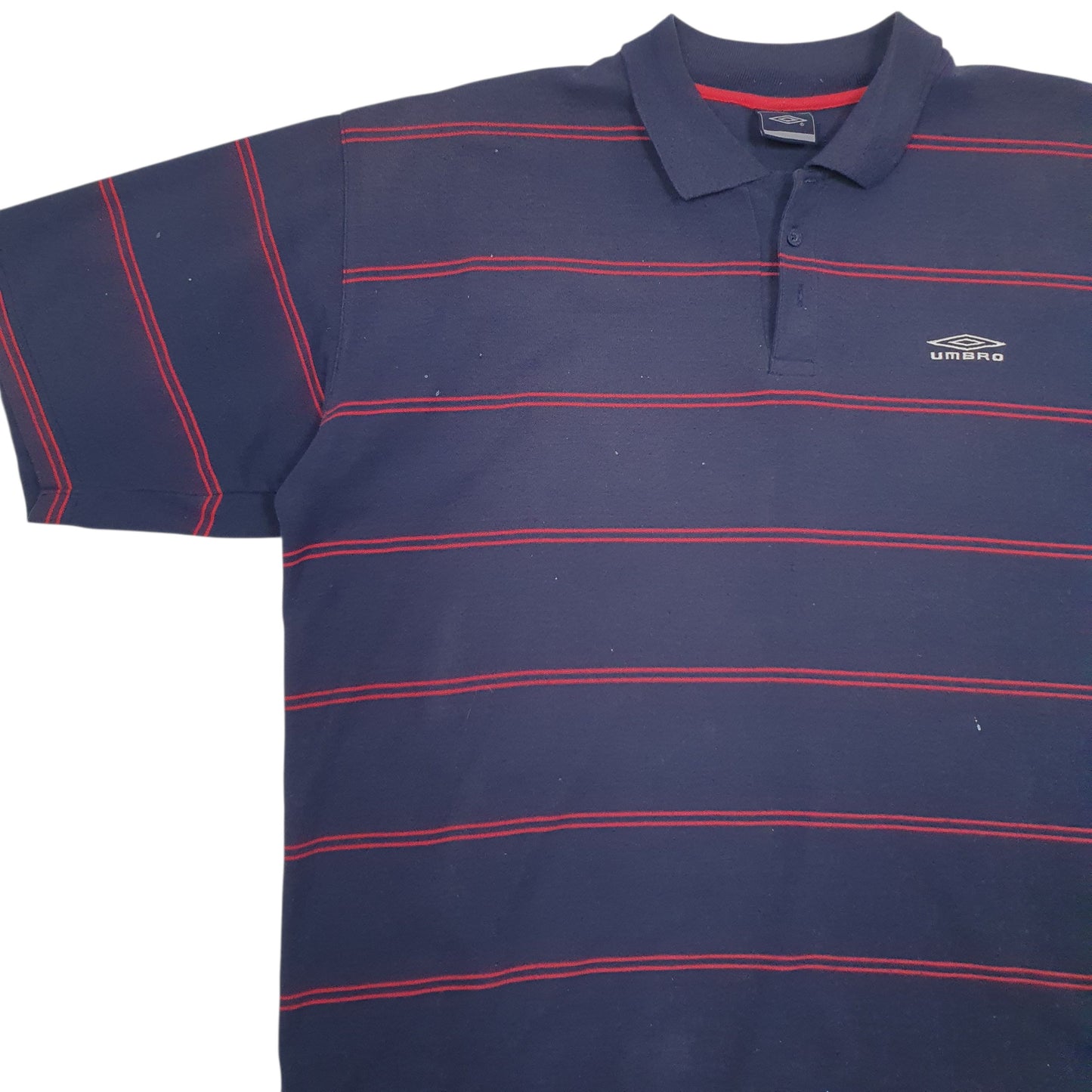 Mens Navy Umbro   Polo Shirt