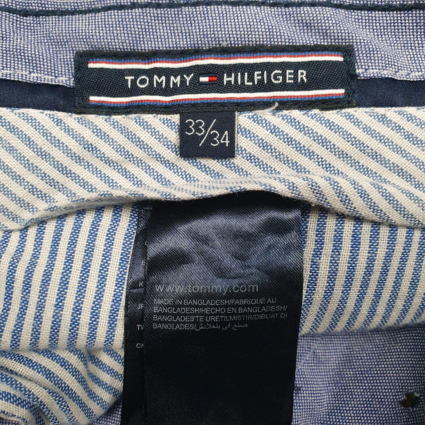 Mens Blue Tommy Hilfiger   Trousers