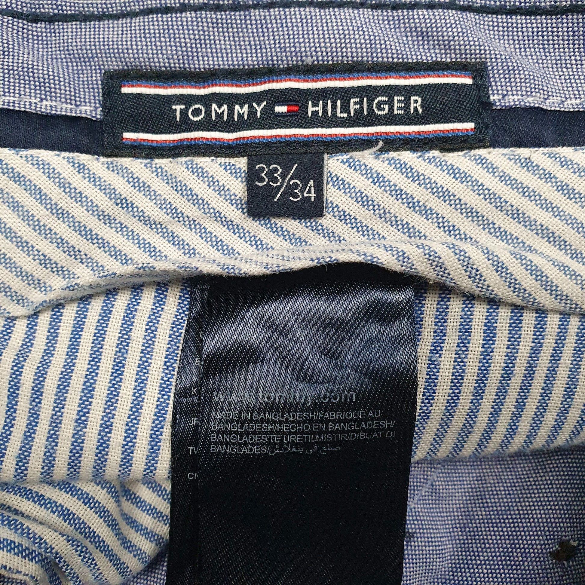 Mens Blue Tommy Hilfiger   Trousers