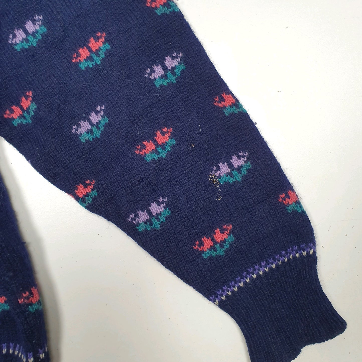 Womens Navy Unbranded  Crewneck Jumper