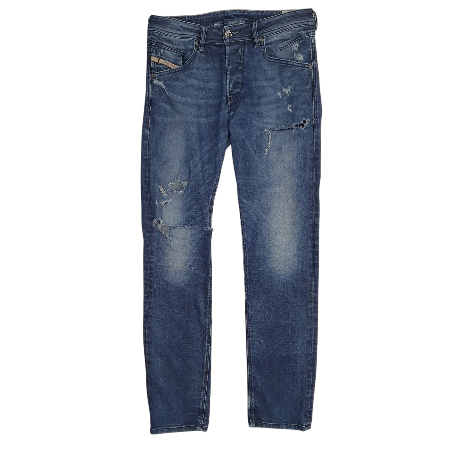 Mens Blue Diesel Stretch Belther JeansW31 L32