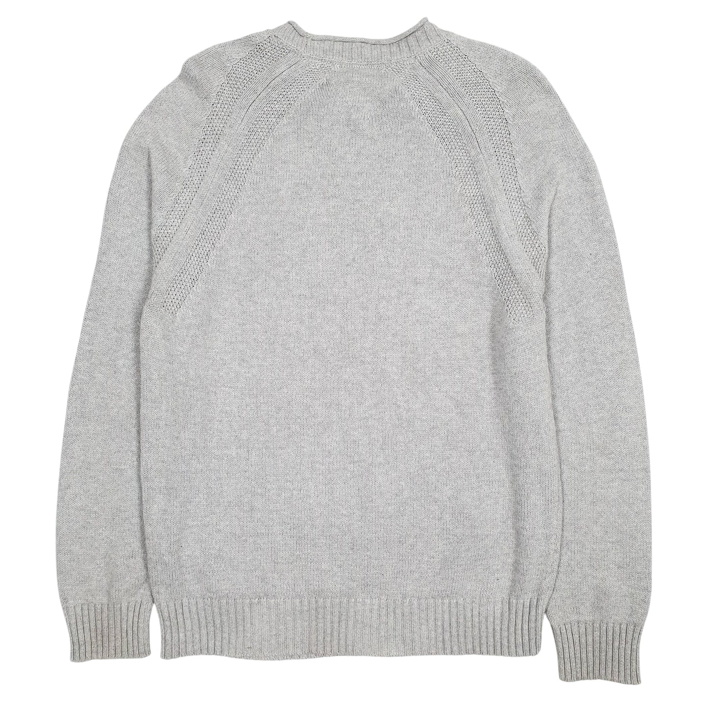 Mens Grey Tommy Hilfiger Knitwear Crewneck Jumper