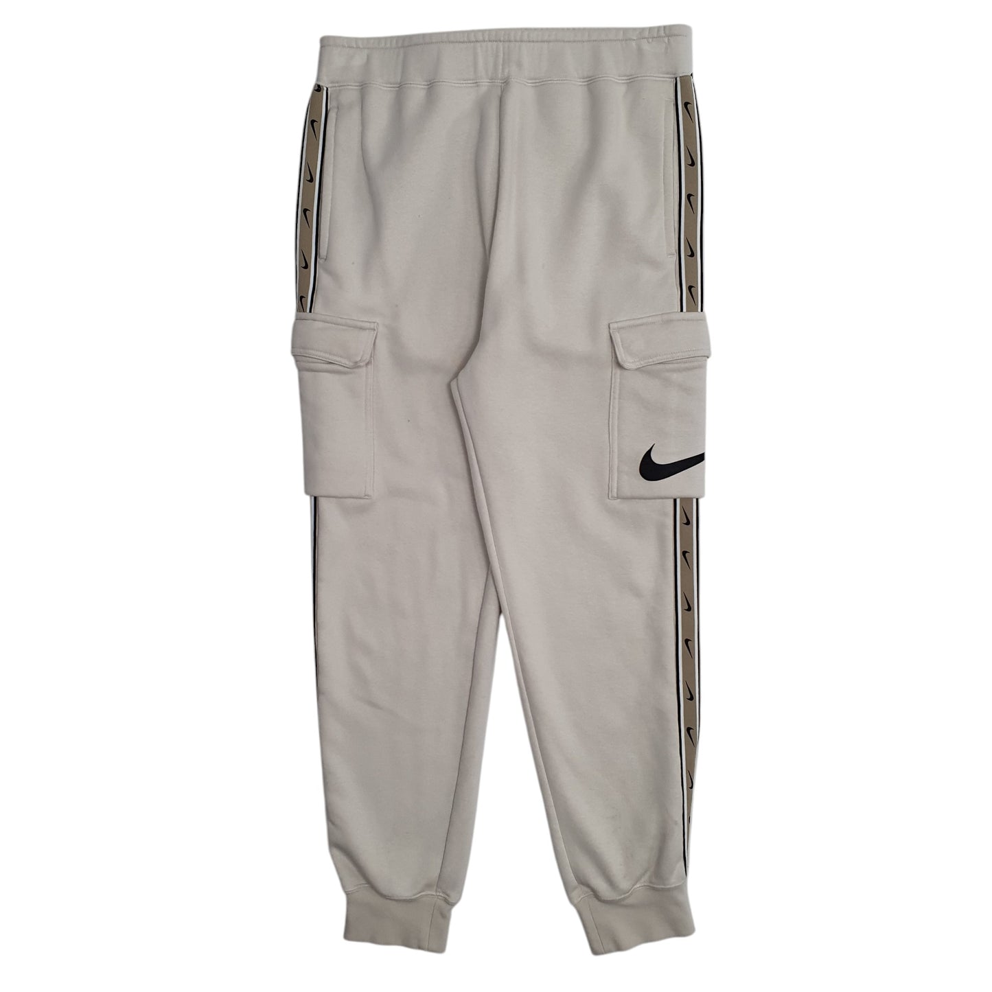 Mens Beige Nike Cargo Jogger Trousers