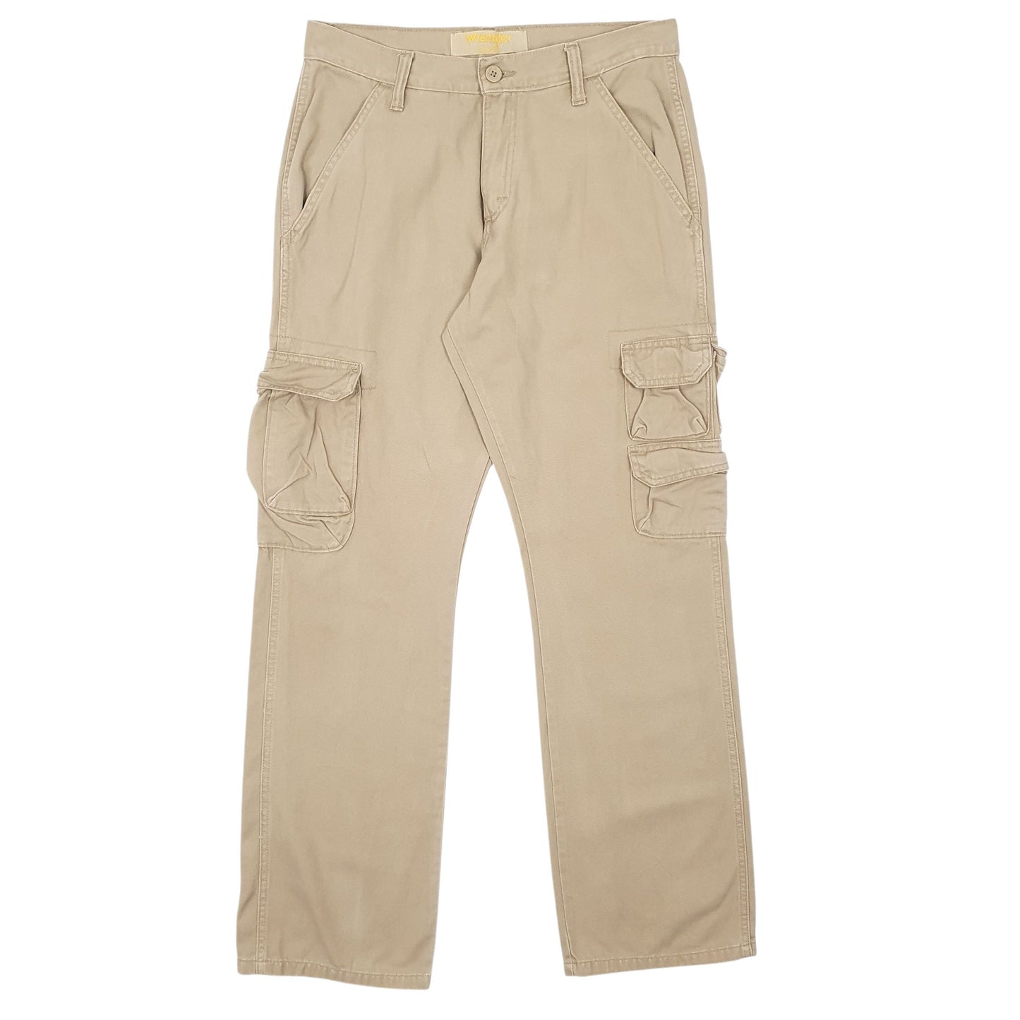 Mens Beige Wrangler  Cargo Trousers