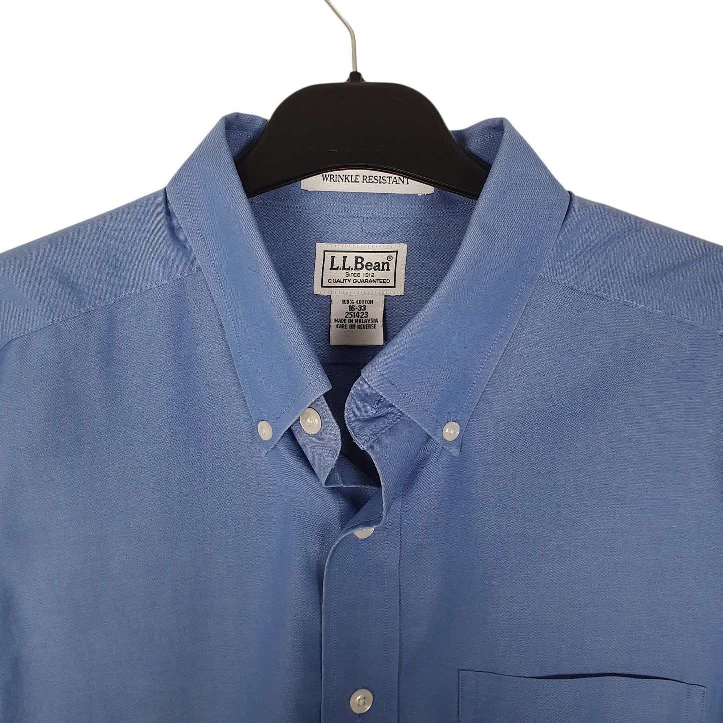 Mens Blue L.L.Bean   Shirt