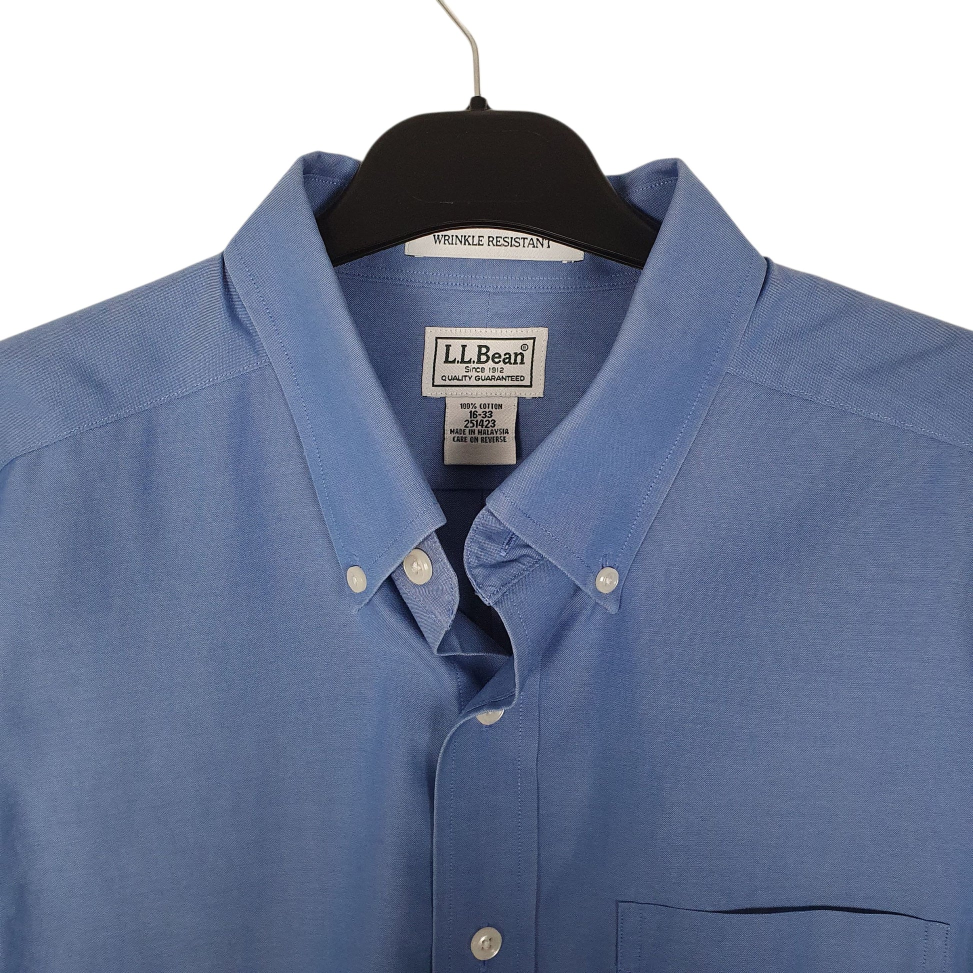 Mens Blue L.L.Bean   Shirt