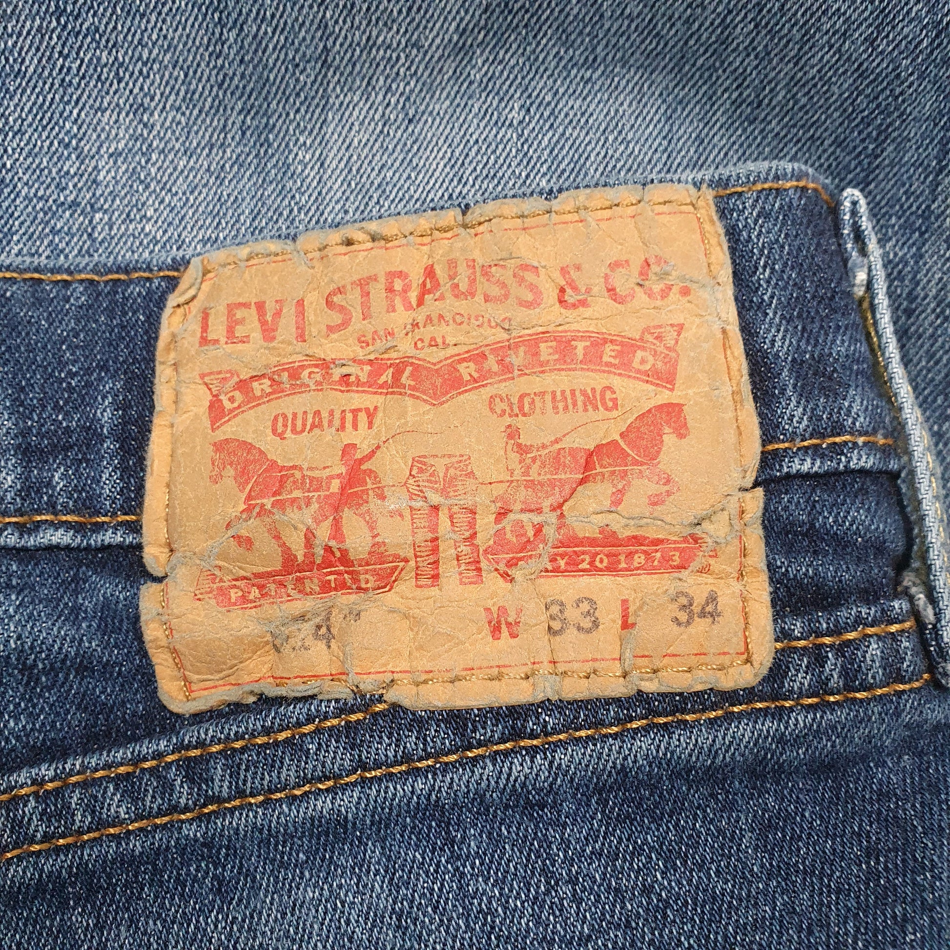 Mens Blue Levis   Jeans