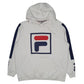 Mens White Fila  Hoodie Jumper