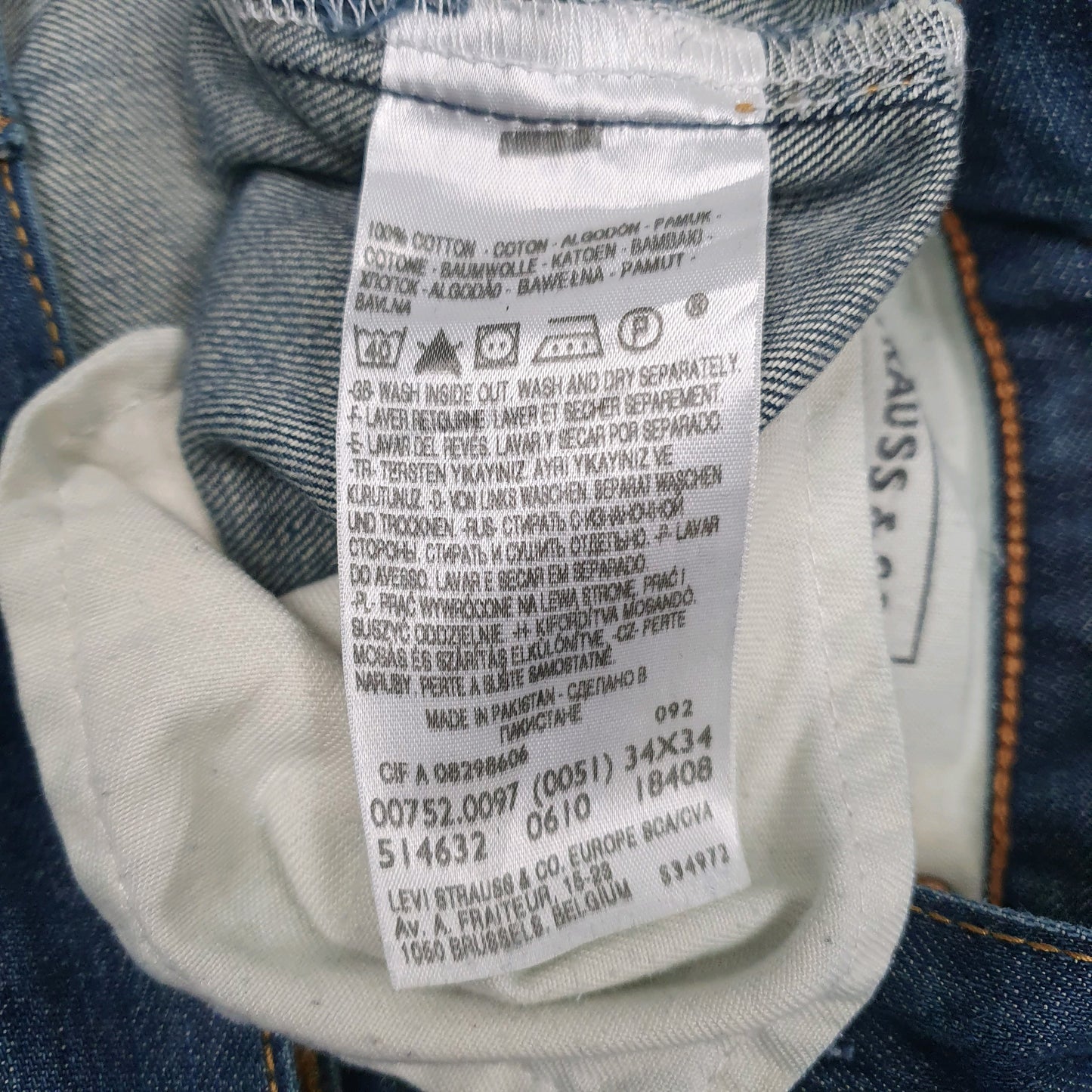 Mens Blue Levis   Jeans