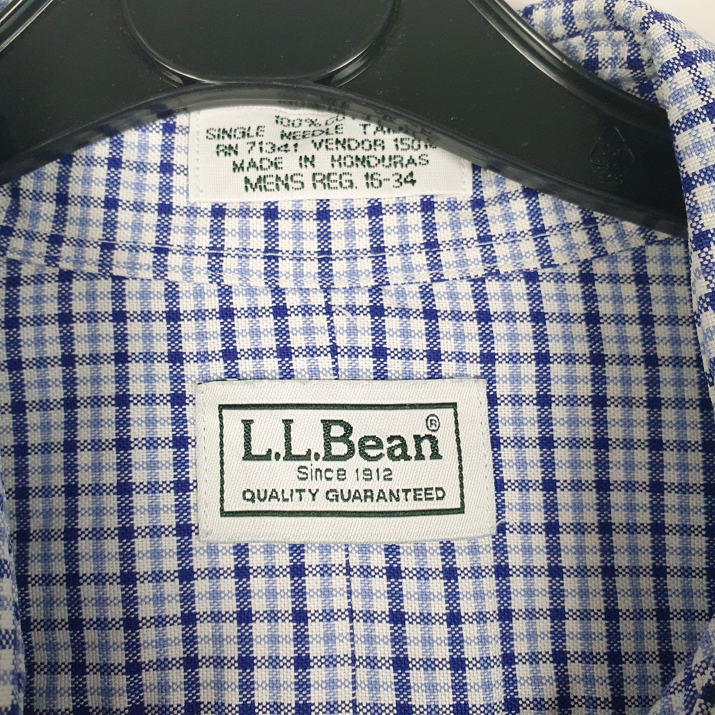 Mens Blue L.L.Bean   Shirt