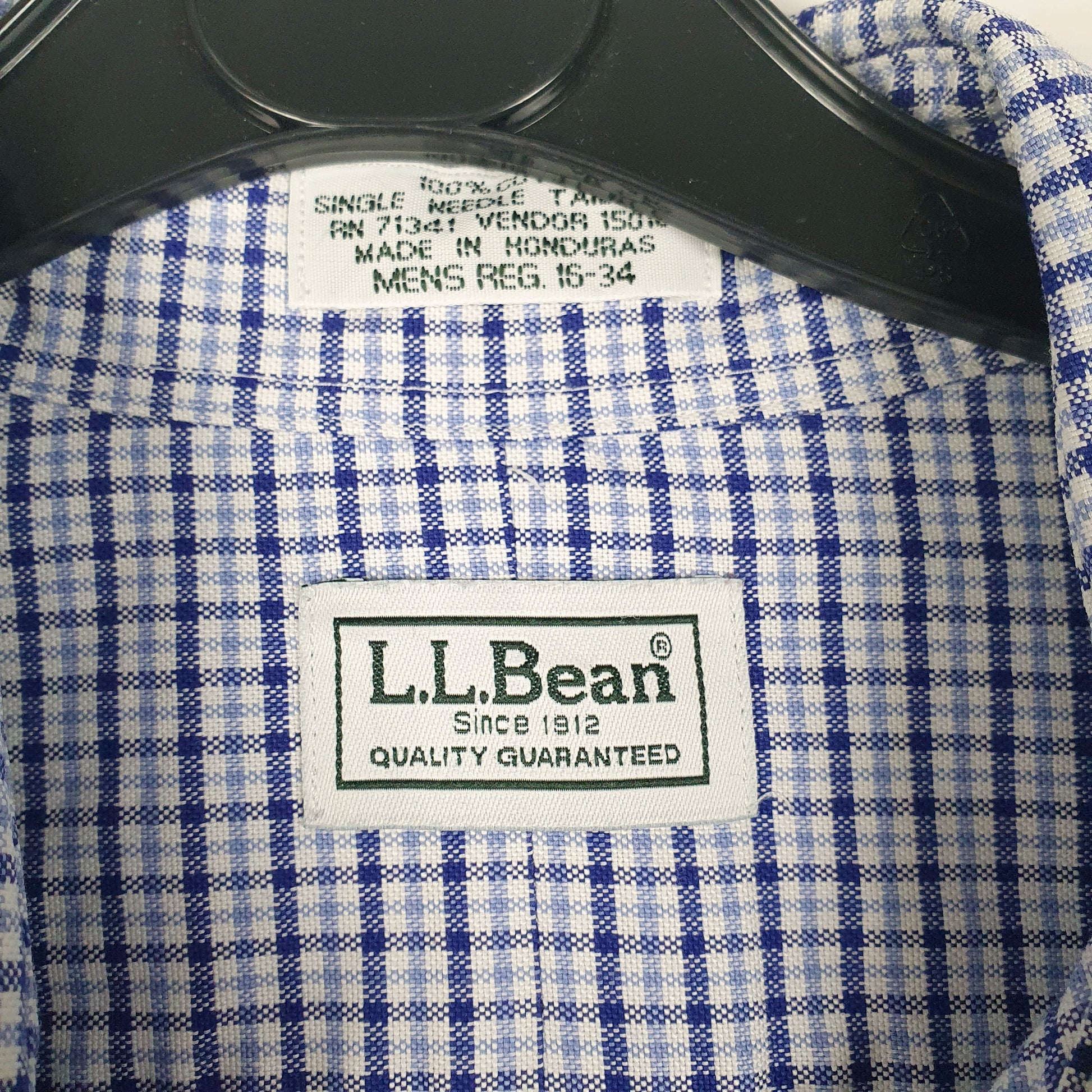 Mens Blue L.L.Bean   Shirt
