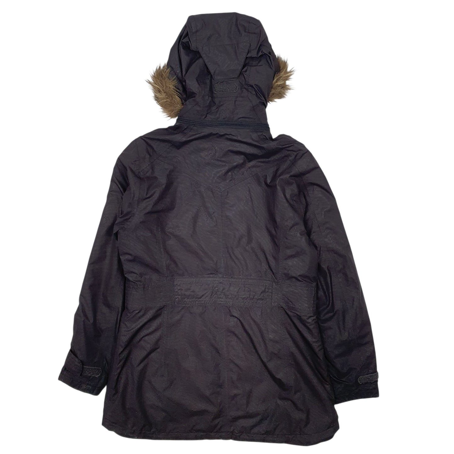 Womens Black Hello Hansen  Quarter Zip Coat