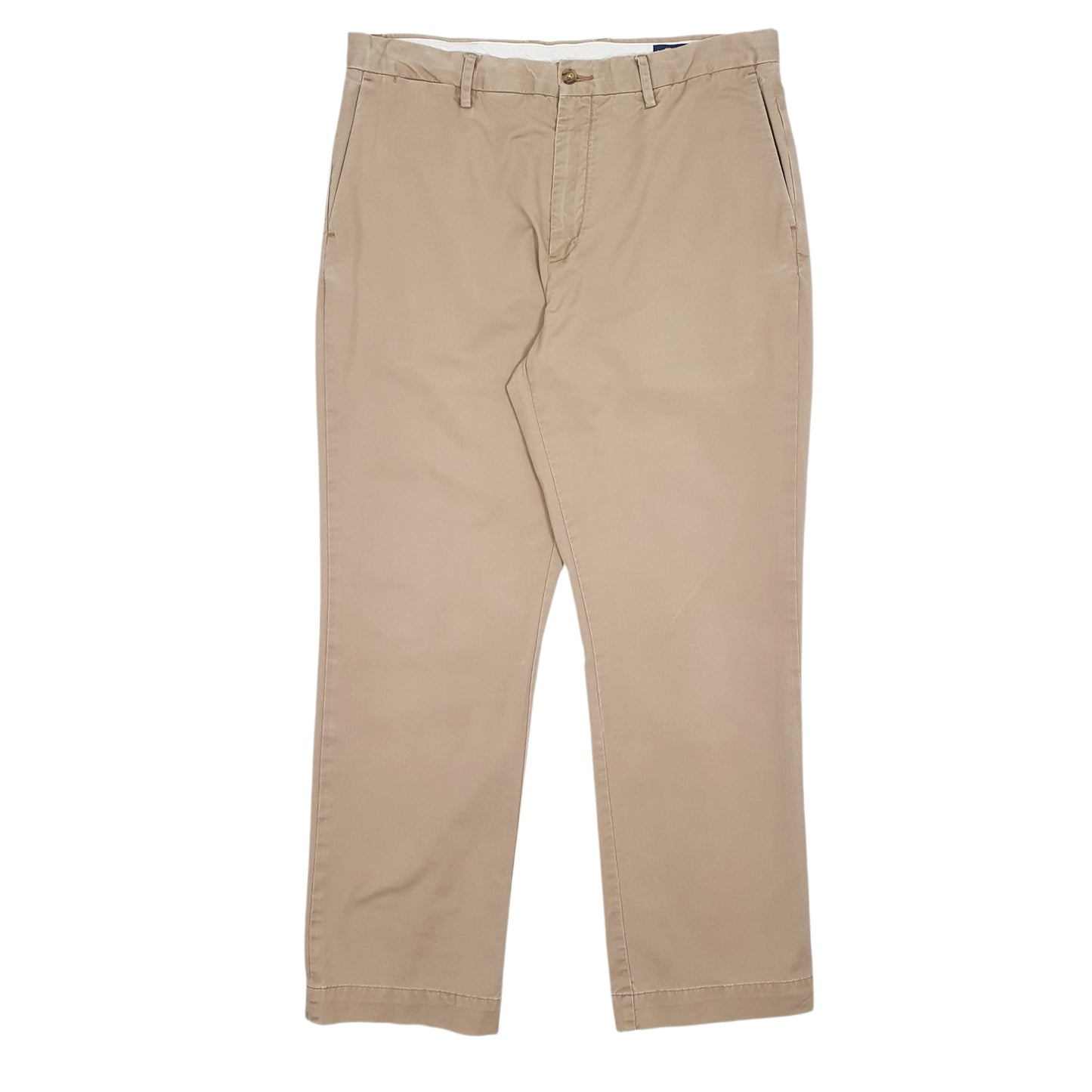 Mens Beige Polo Ralph Lauren Stretch Classic Fit Chino Trousers