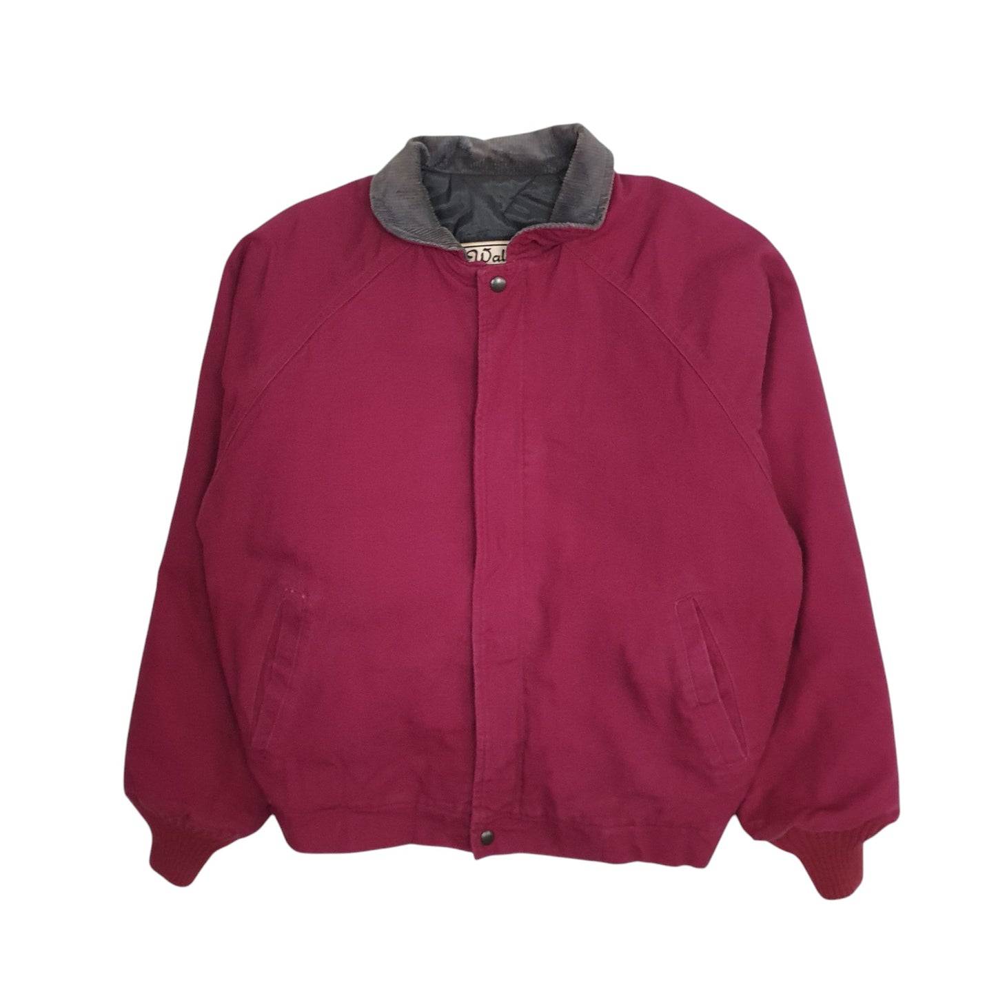 Mens Burgundy Walls Vintage 90s Crimson  Coat