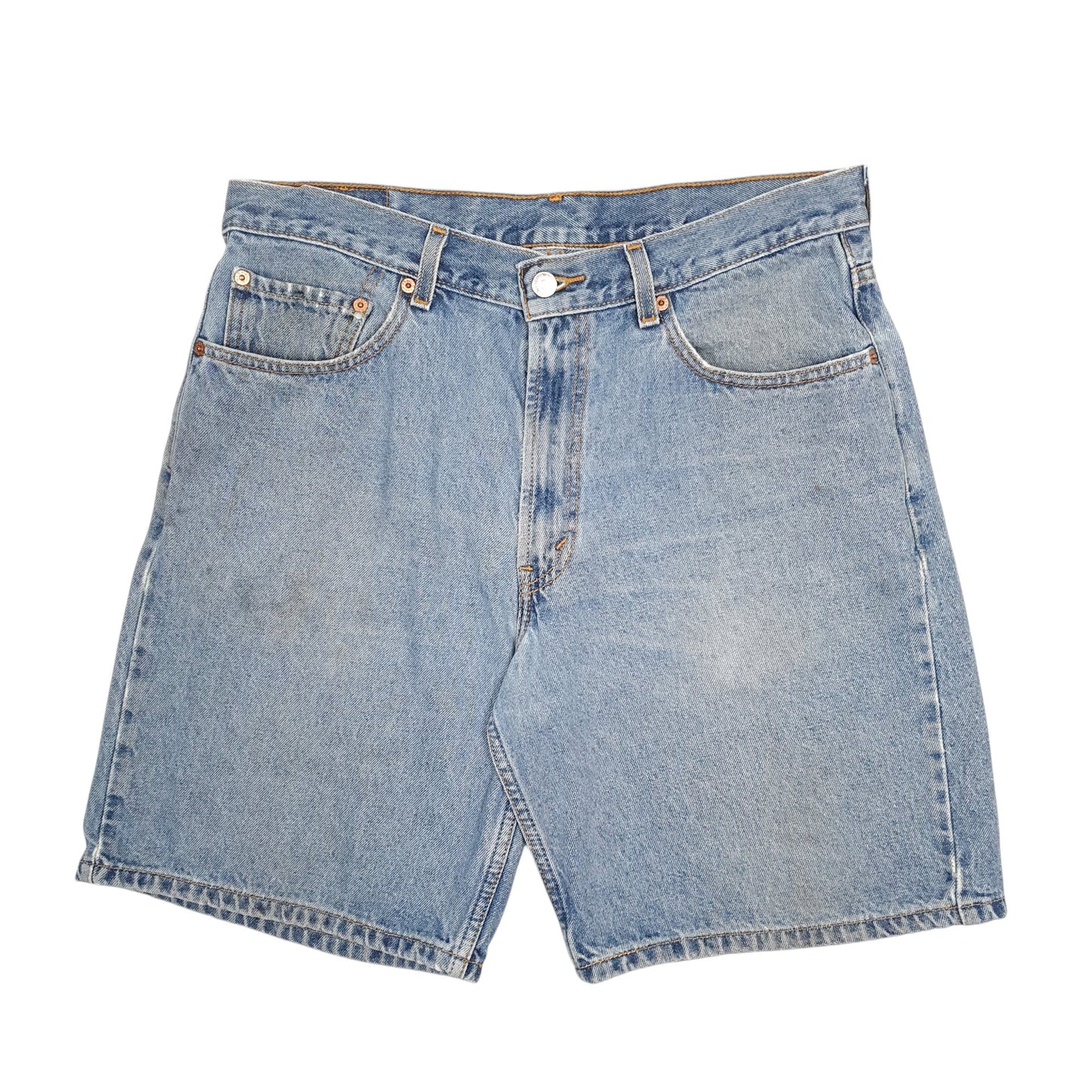 Mens Blue Levis 550 Denim Shorts