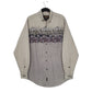 Mens Grey Woolrich  Long Sleeve Shirt