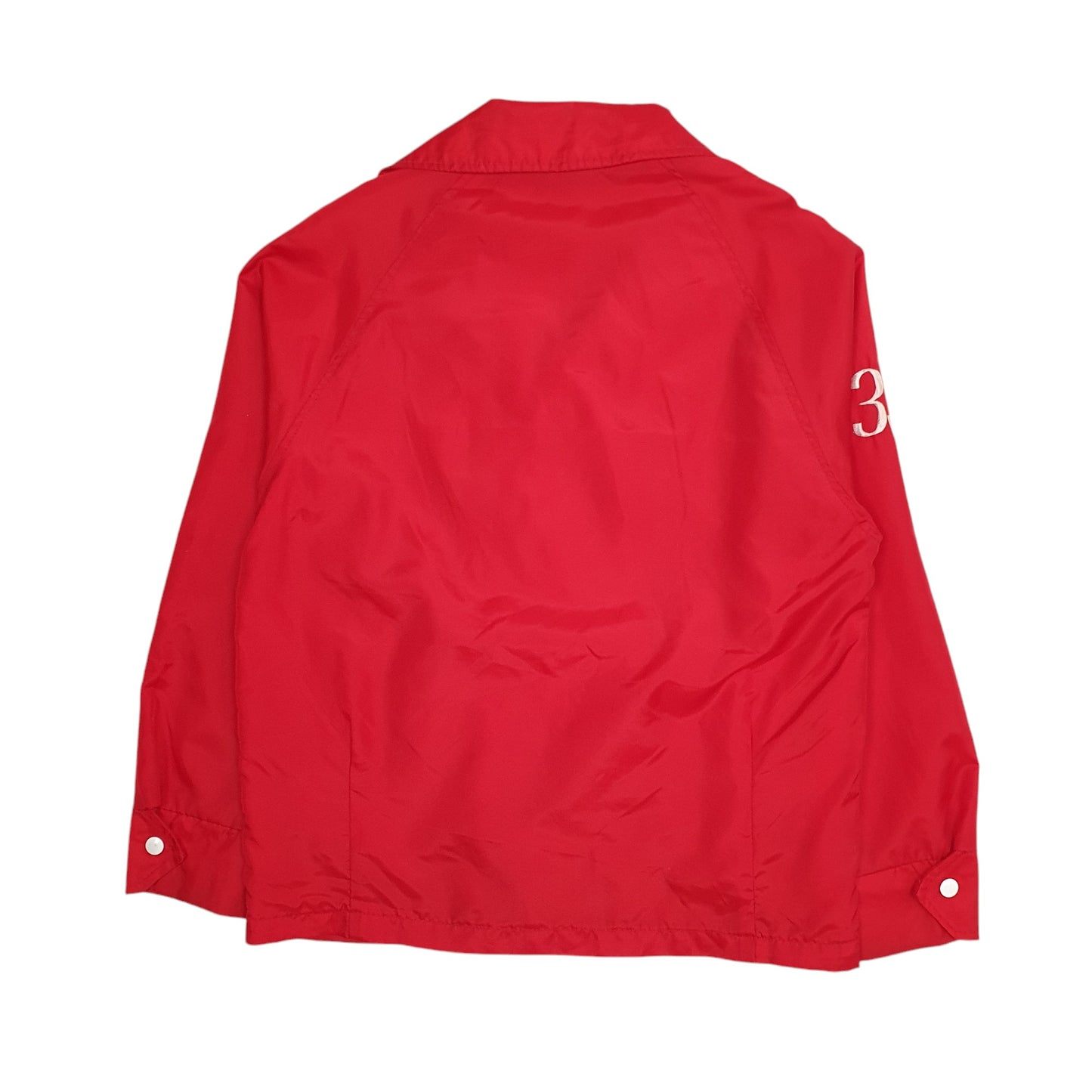 Mens Red Unbranded Vintage 1970s Hockey Coach  Coat