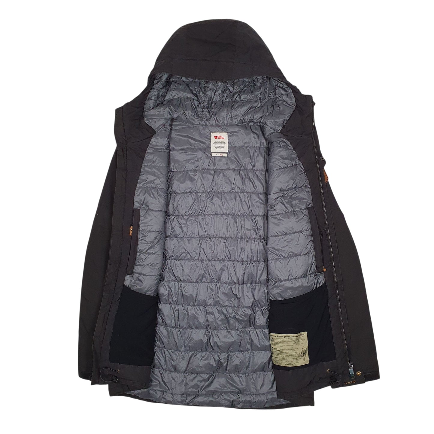 Mens Black Fjallraven   Coat