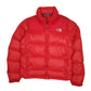 Mens Red The North Face Nuptse  Coat