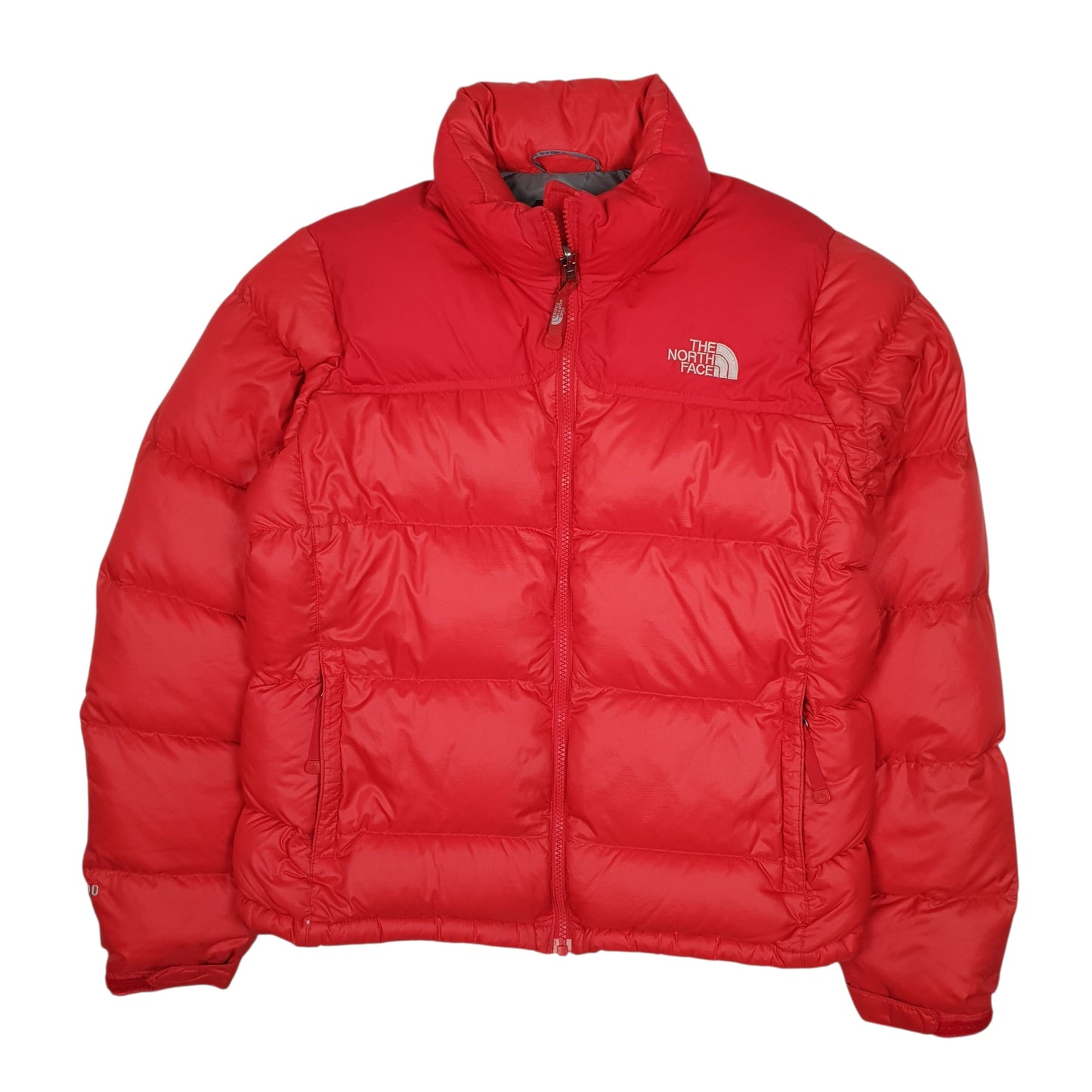 Mens Red The North Face Nuptse  Coat