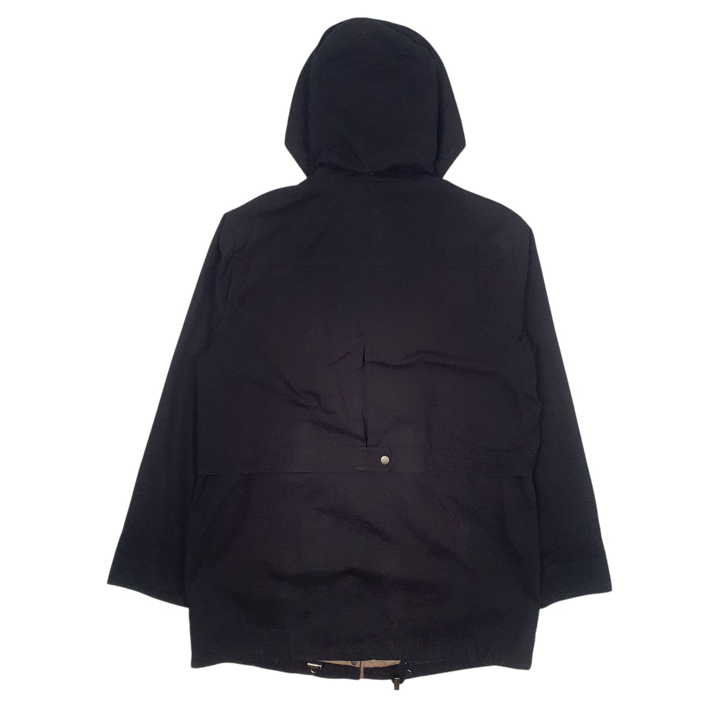 Womens Black London Fog Limited Edition Quarter Zip Coat