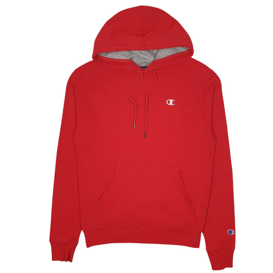 Mens Red Champion  Hoodie Jumper