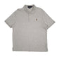 Mens Grey Polo Ralph Lauren Classic Fit Short Sleeve Polo Shirt
