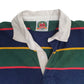 Mens Green Barbarian Rugby Hoodie Polo Shirt