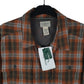 Mens Orange L.L.Bean Hiking Walking  Shirt