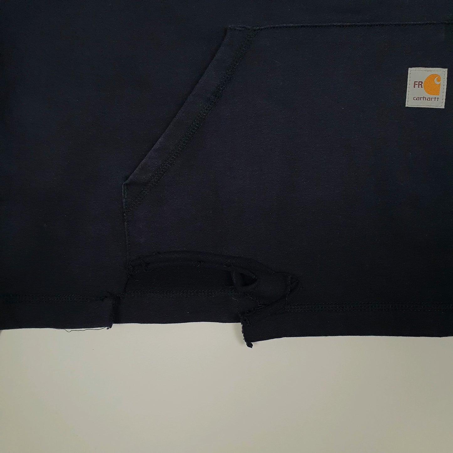 Mens Navy Carhartt FR Quarter Zip Jumper