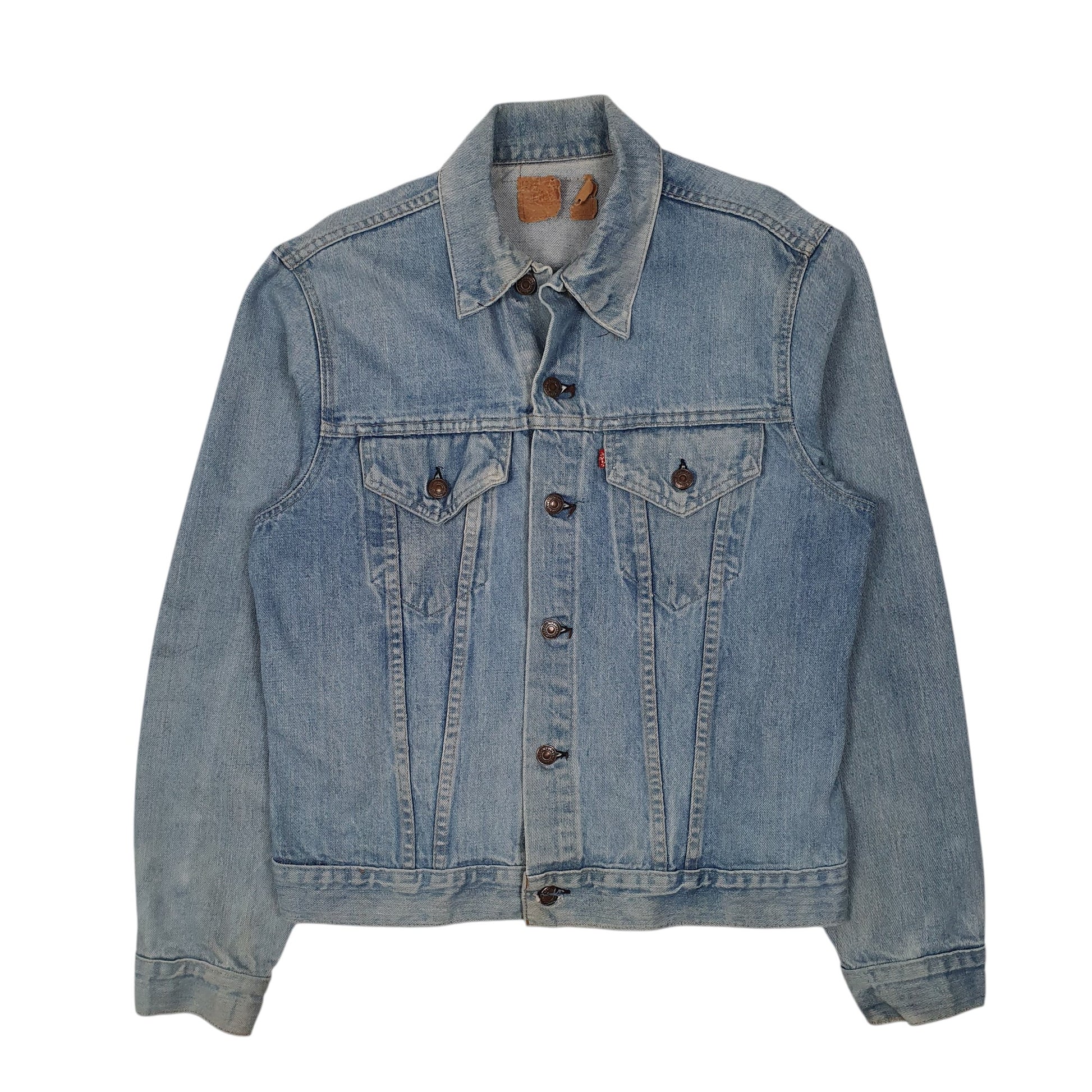 Mens Blue Levis Vintage 1980s Type 3 Trucker  Coat