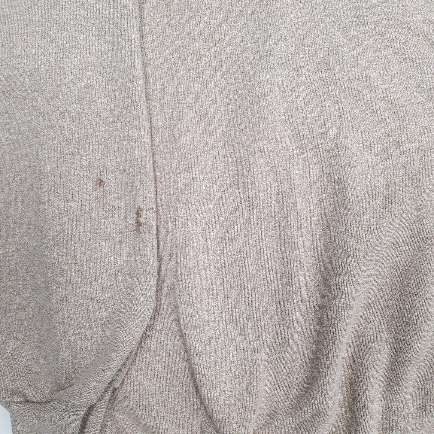 Mens Beige Lee Vintage 90s Crewneck Jumper