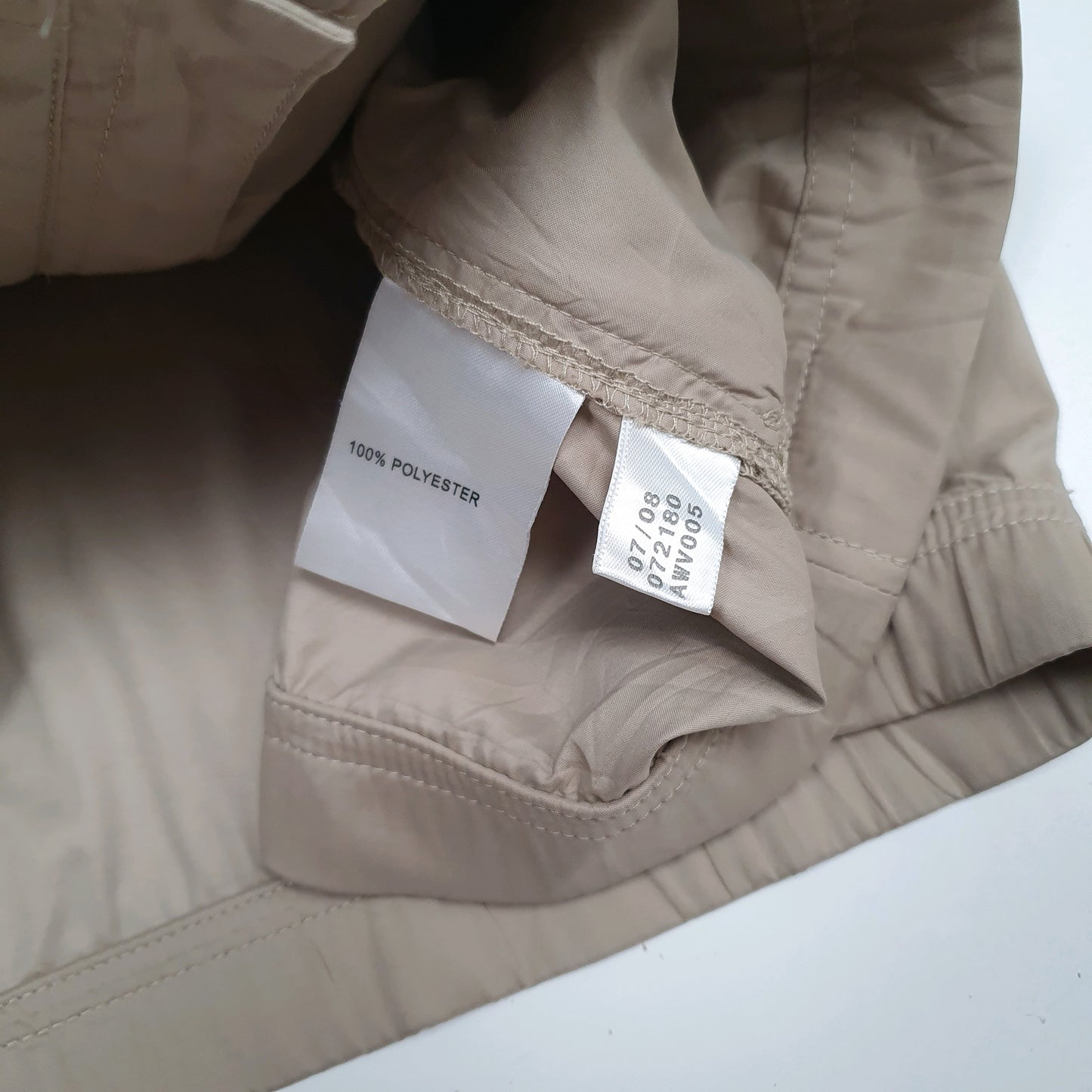 Mens Beige Adidas Golf Windbreaker Climacool  Coat