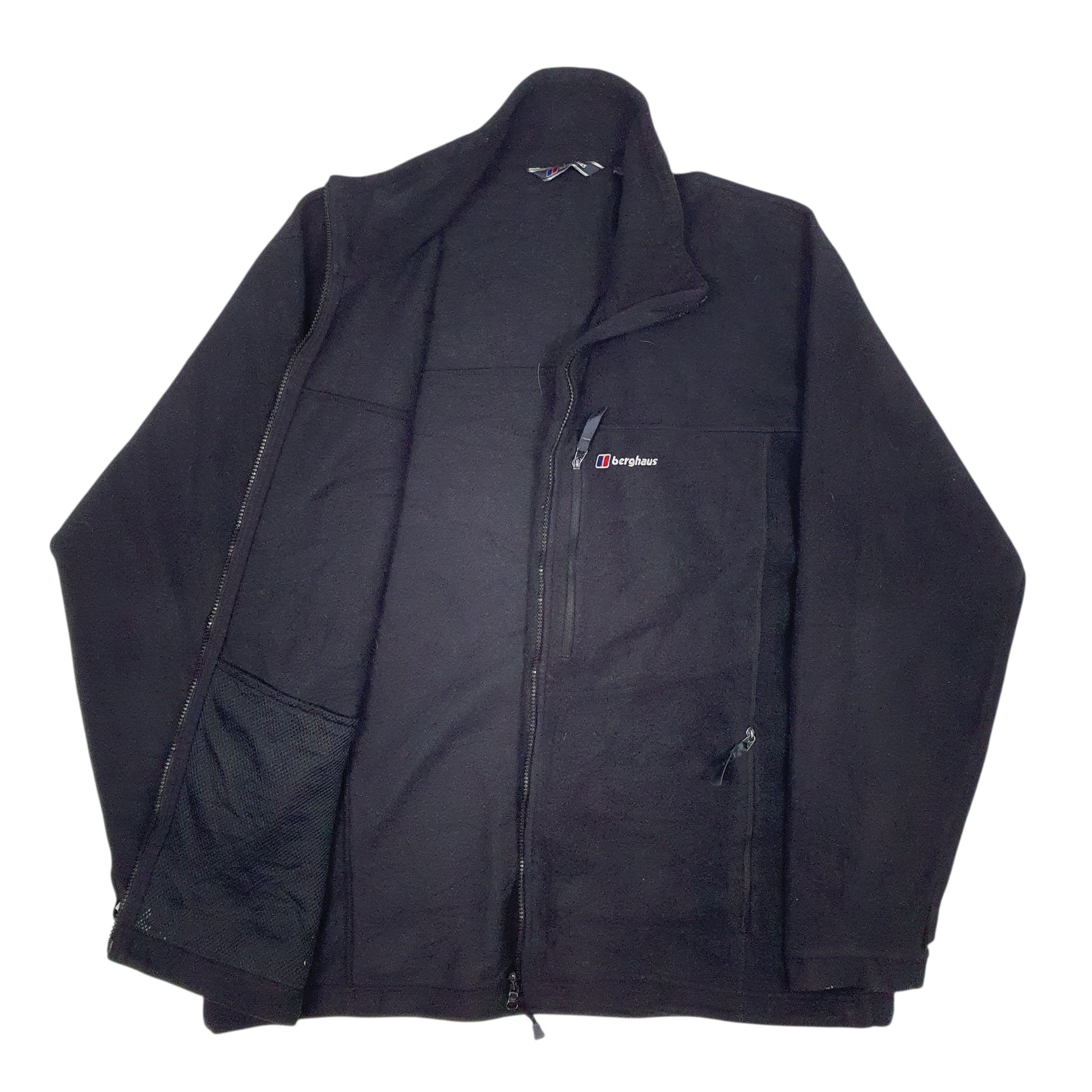 Mens Black Berghaus  Full Zip Jumper