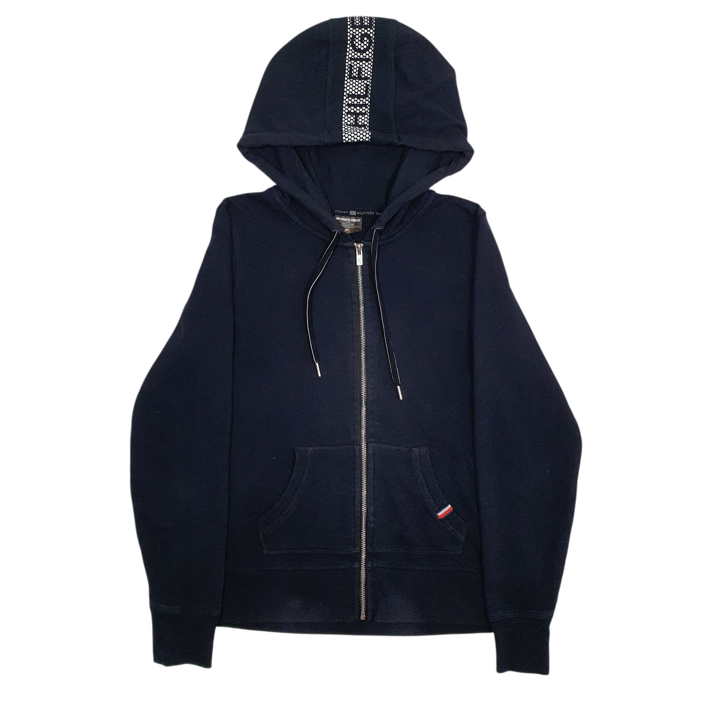 Womens Navy Tommy Hilfiger Sport Full Zip Jumper