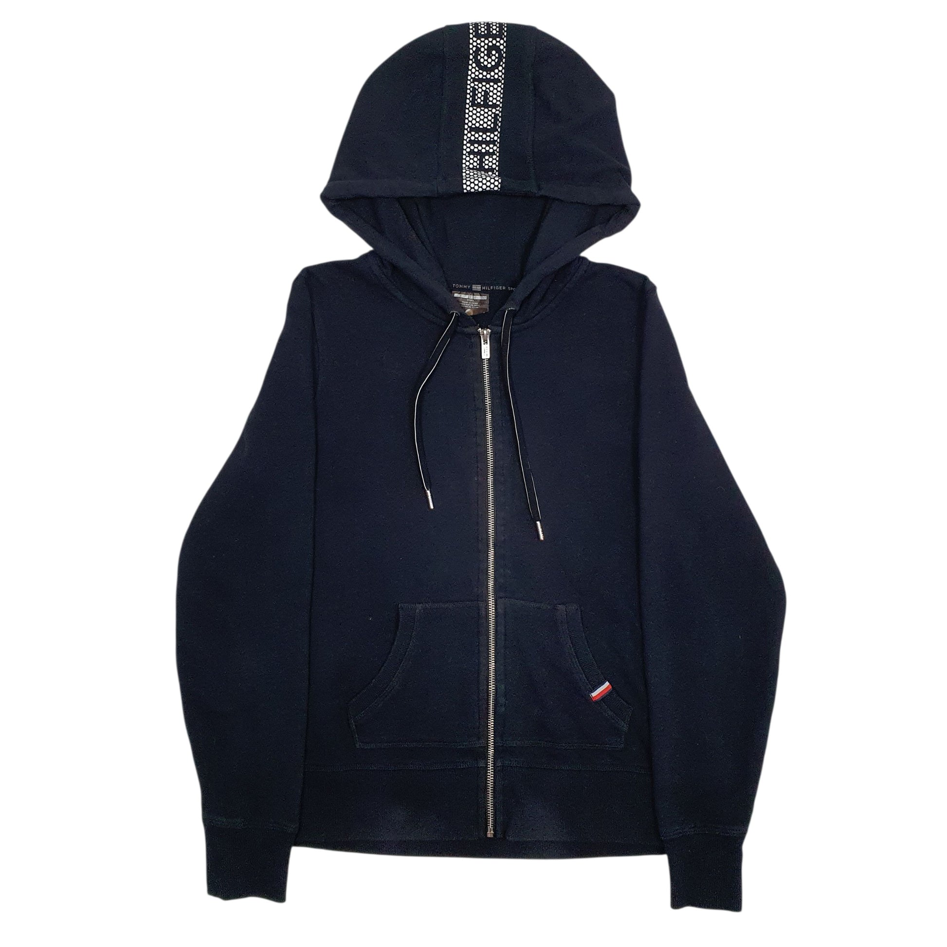 Womens Navy Tommy Hilfiger Sport Full Zip Jumper