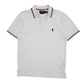 Mens White Polo Ralph Lauren Custom Slim Fit Short Sleeve Polo Shirt