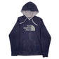 Mens Navy The North Face Spellout Quarter Zip Jumper