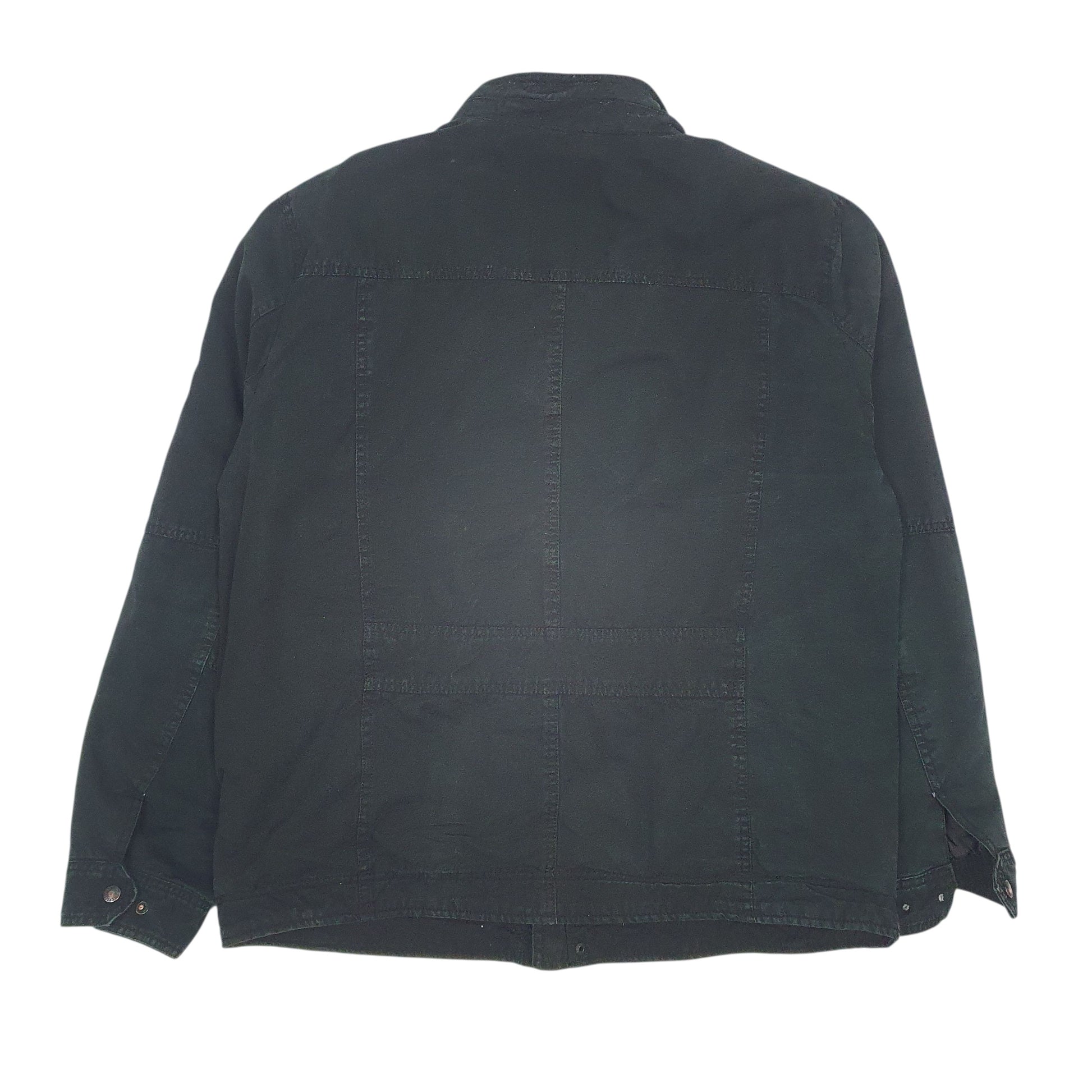 Mens Black Levis   Coat