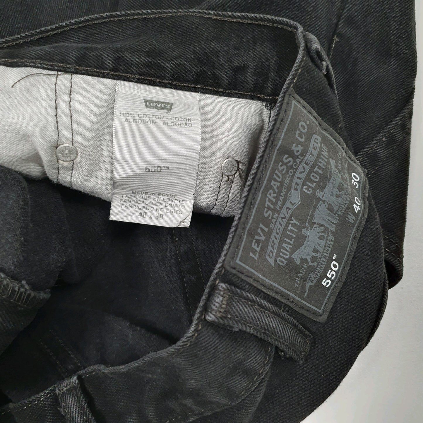 Mens Black Levis   Jeans