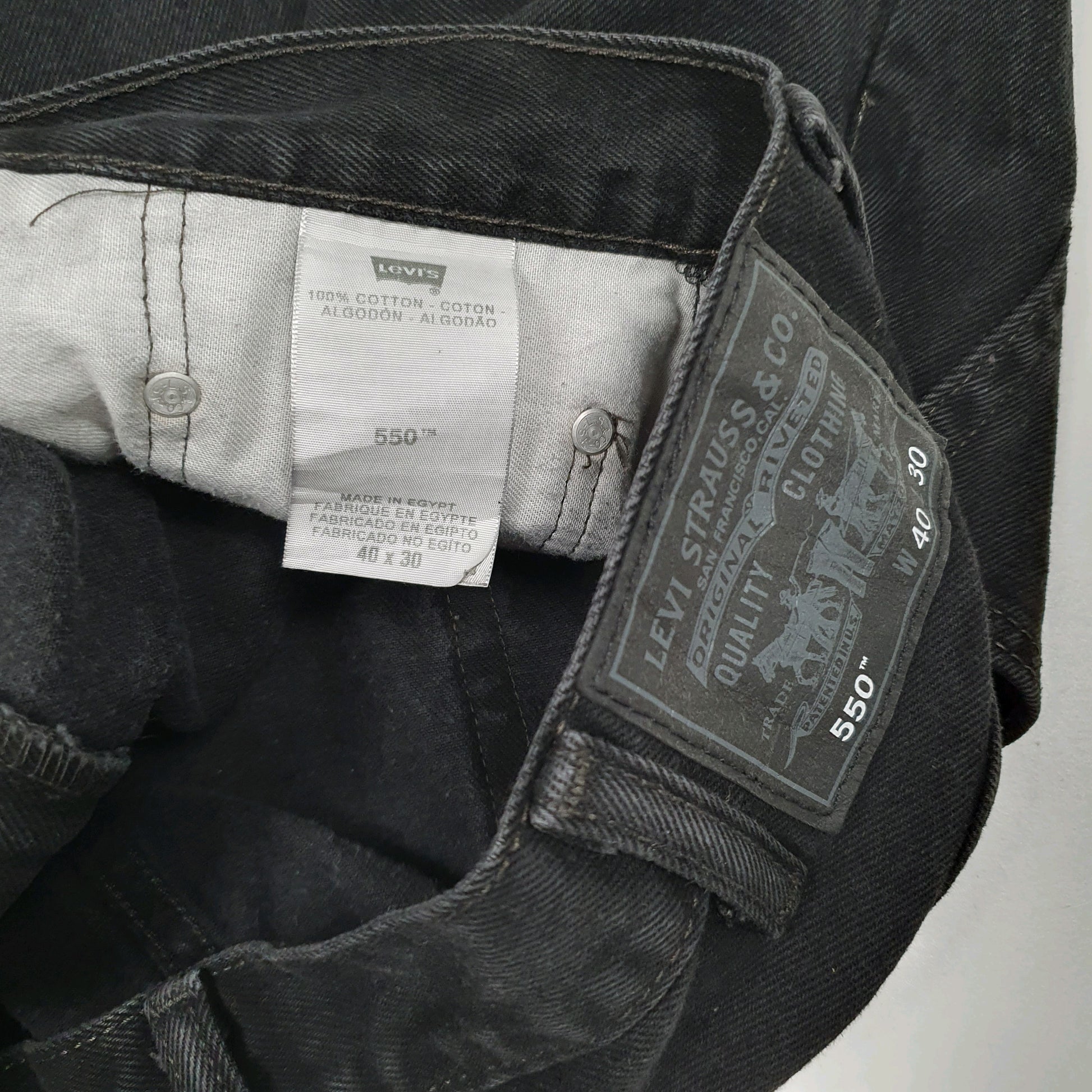 Mens Black Levis   Jeans