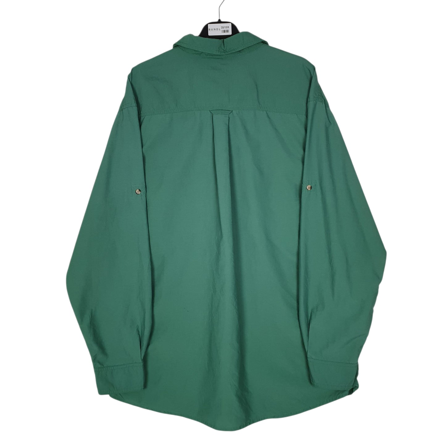Mens Green L.L.Bean Hiking Walking  Shirt