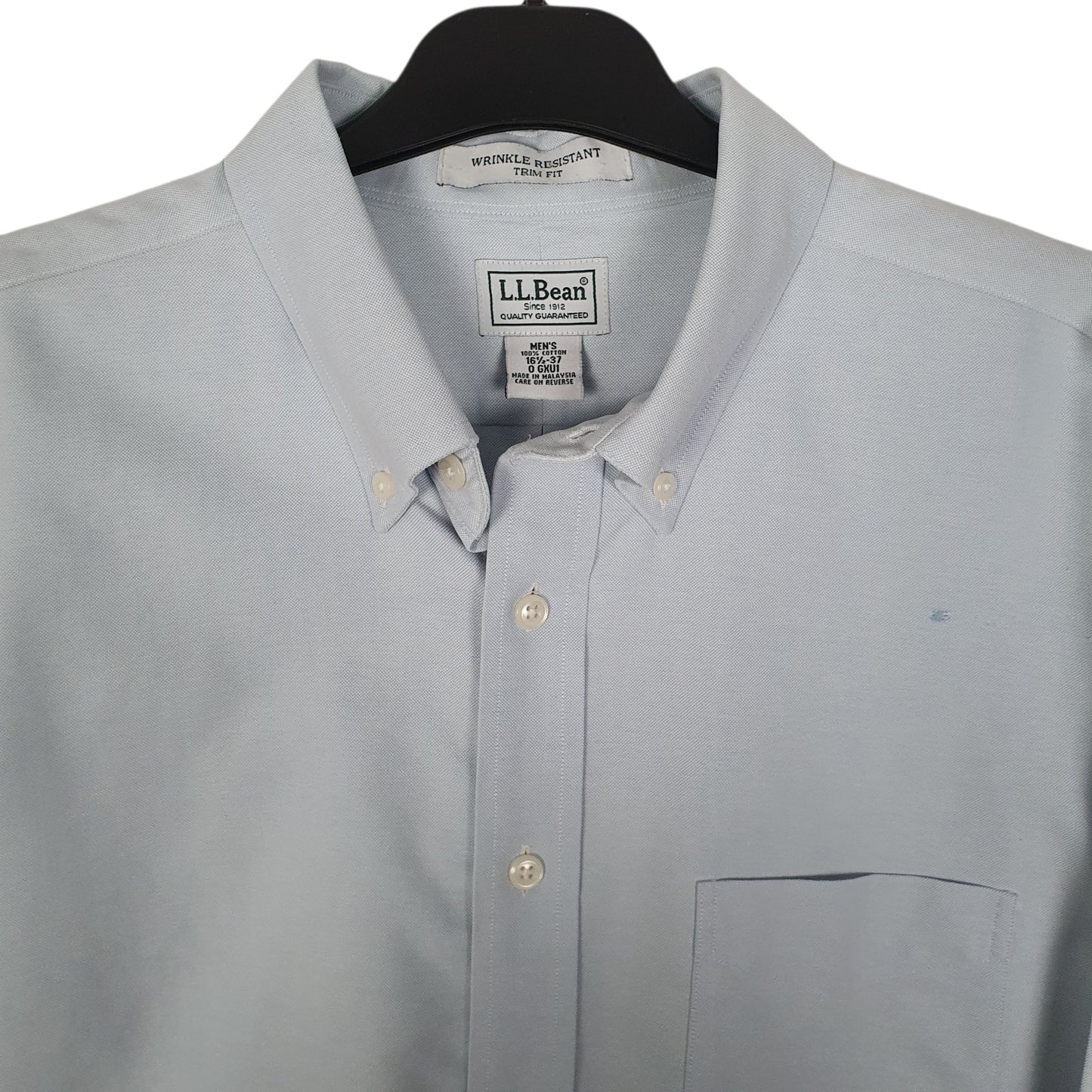 Mens Blue L.L.Bean   Shirt