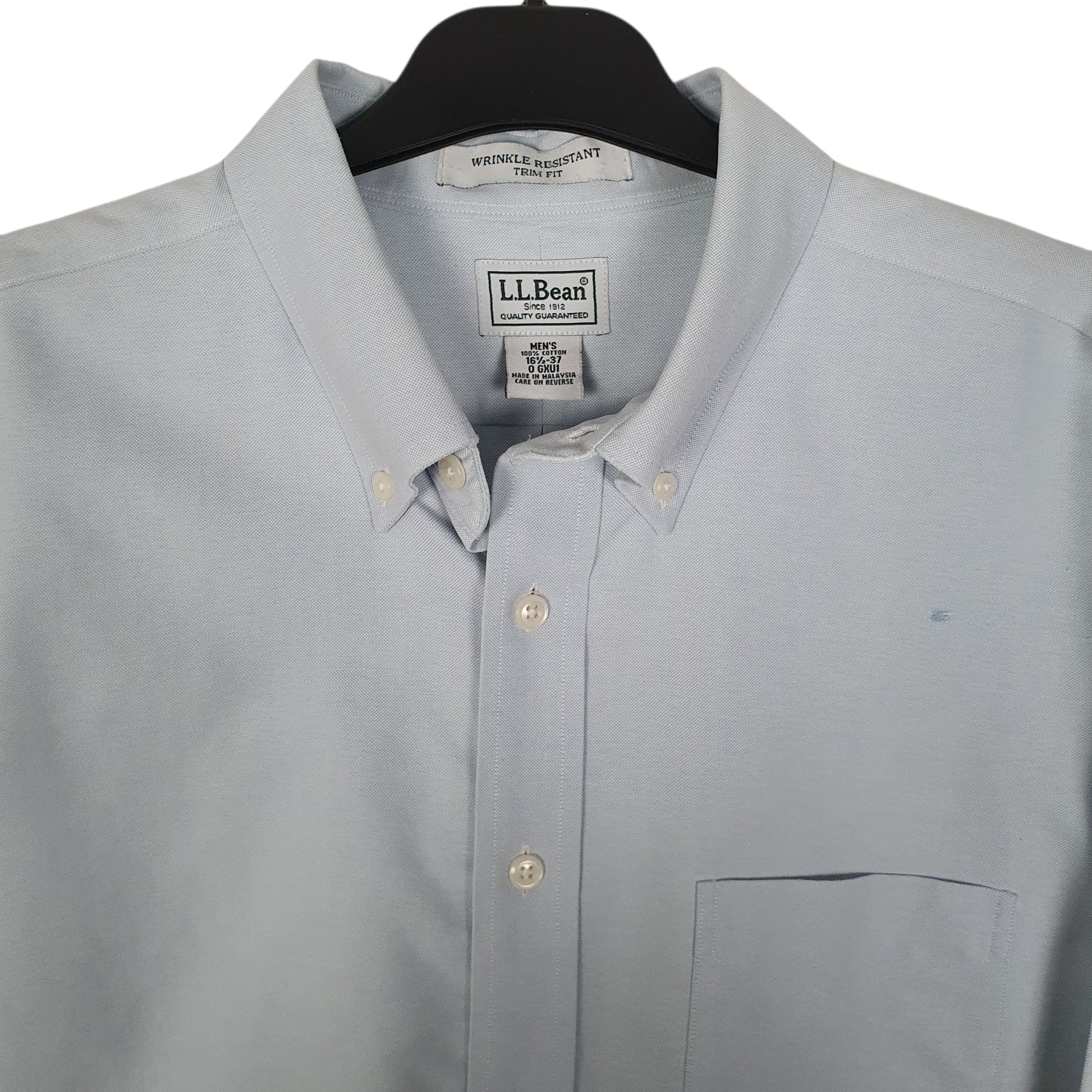 Mens Blue L.L.Bean   Shirt
