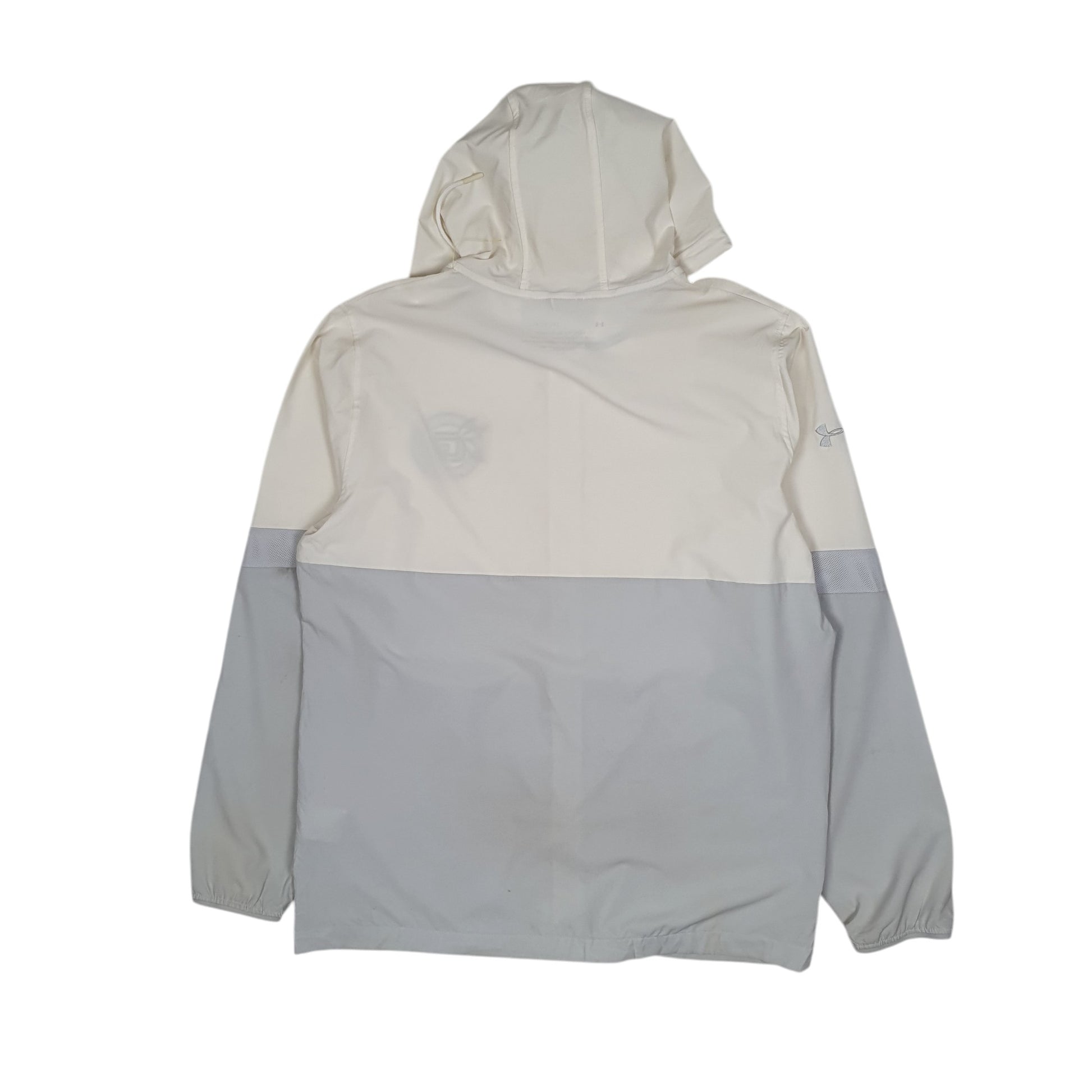 Mens White Under Armour Squad Warm Up Guilford Soccer  Coat