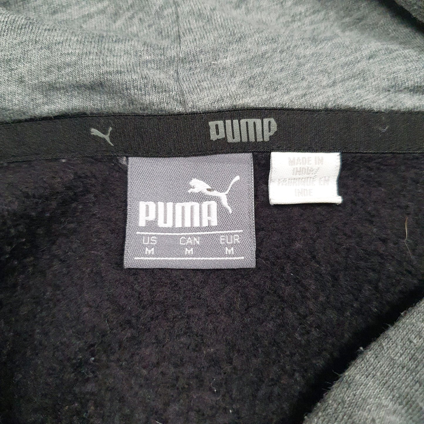 Mens Grey Puma  Hoodie Jumper