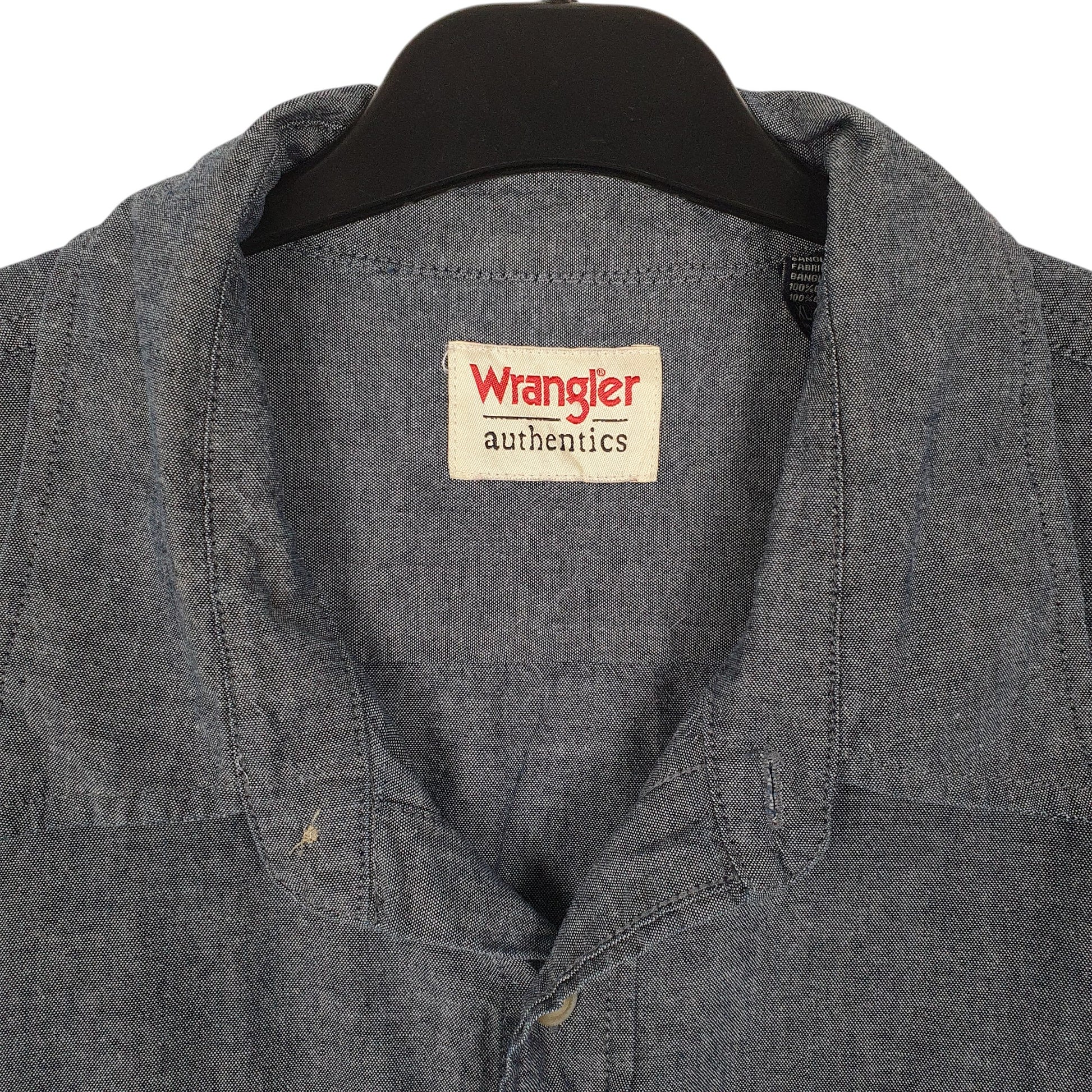 Mens Blue Wrangler   Shirt